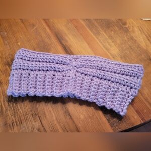 Lavender Purple Headband Earwarmer Winter Fall Crochet New FIRM price